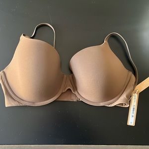 NWT Skims Fits Everybody T-Shirt underwire bra 36C brown